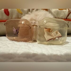Decorative Trinket Boxes with Butterfly and Book Design AirPods 3 cases